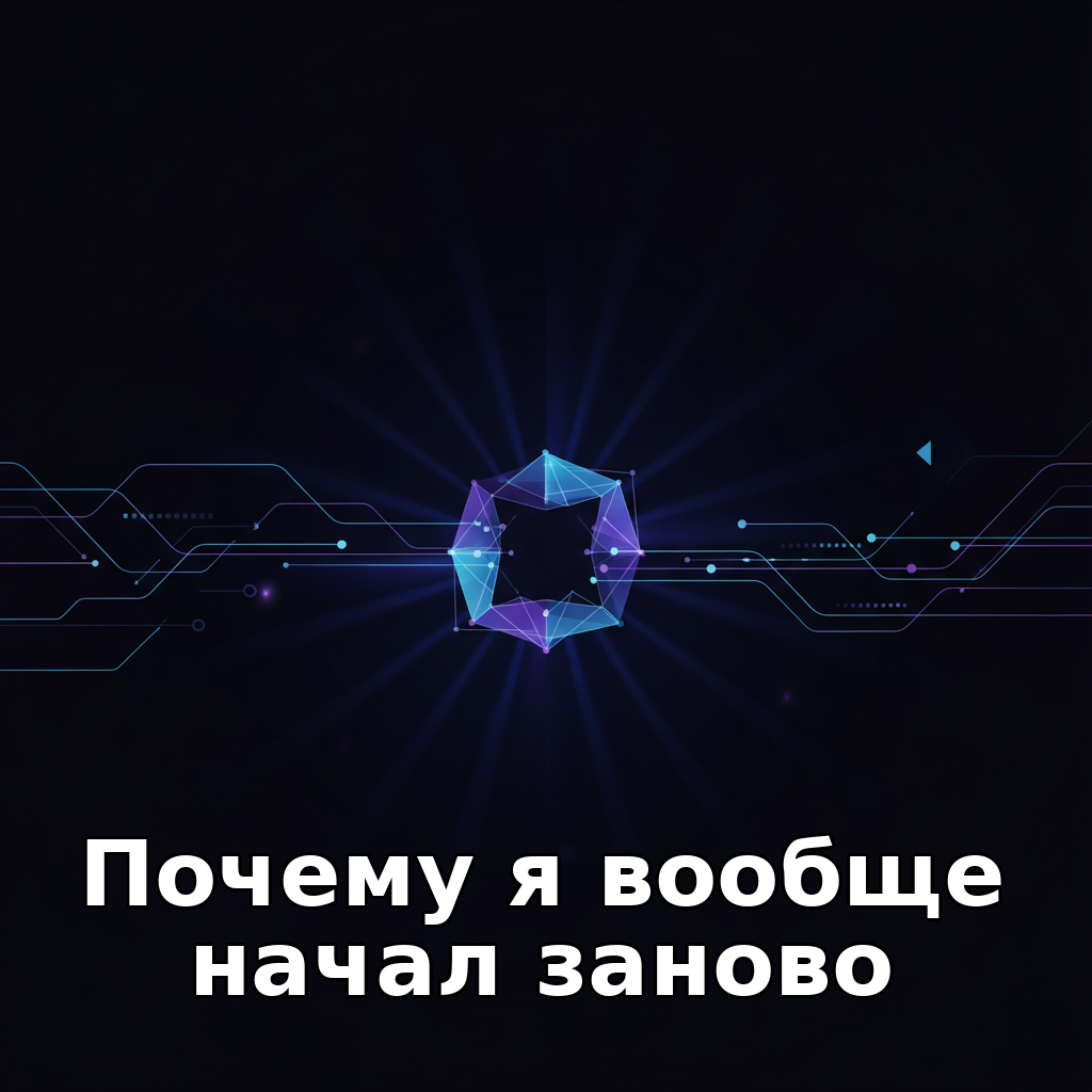 Почему я вообще начал заново